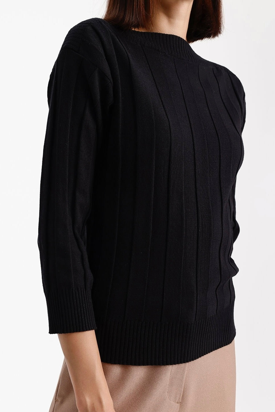 Three Quarter Sleeve Sweater