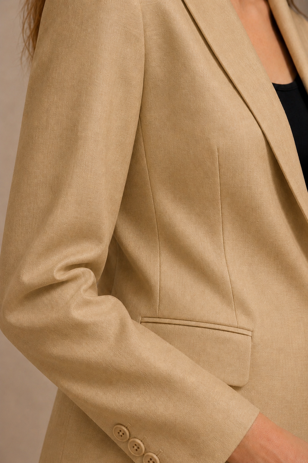 Smart Casual Single Button Tailored Blazer