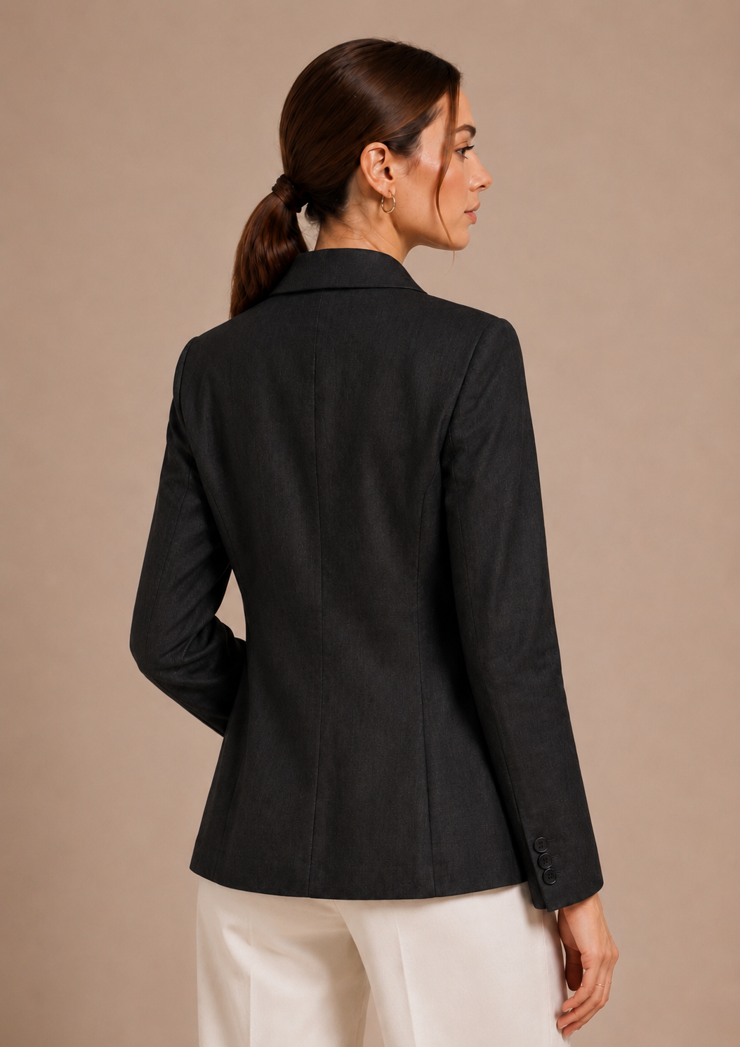 Smart Casual Single Button Tailored Blazer
