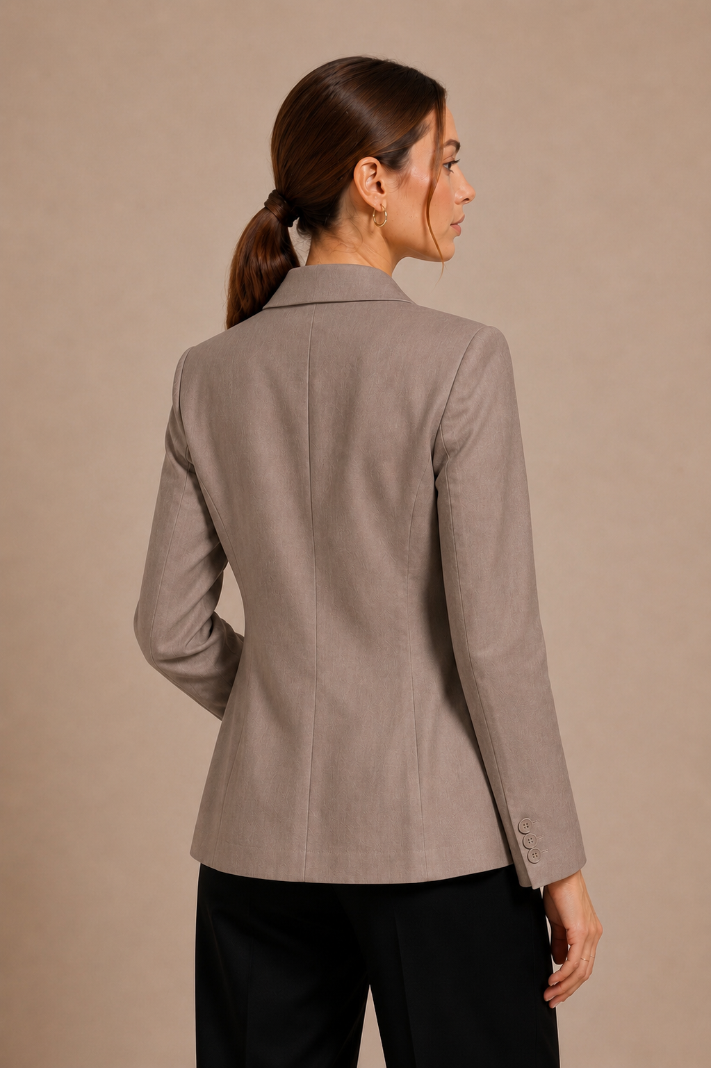 Smart Casual Single Button Tailored Blazer