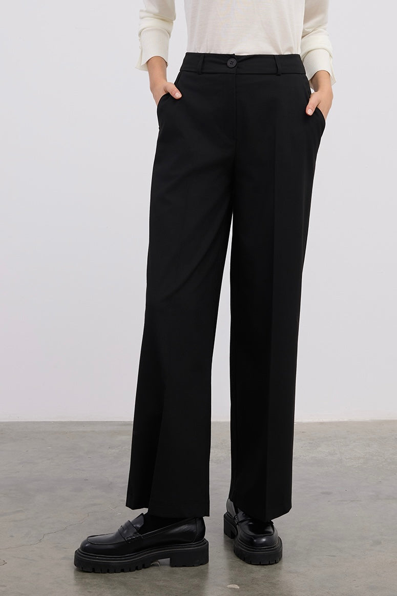 Wide Leg Tailored Pants