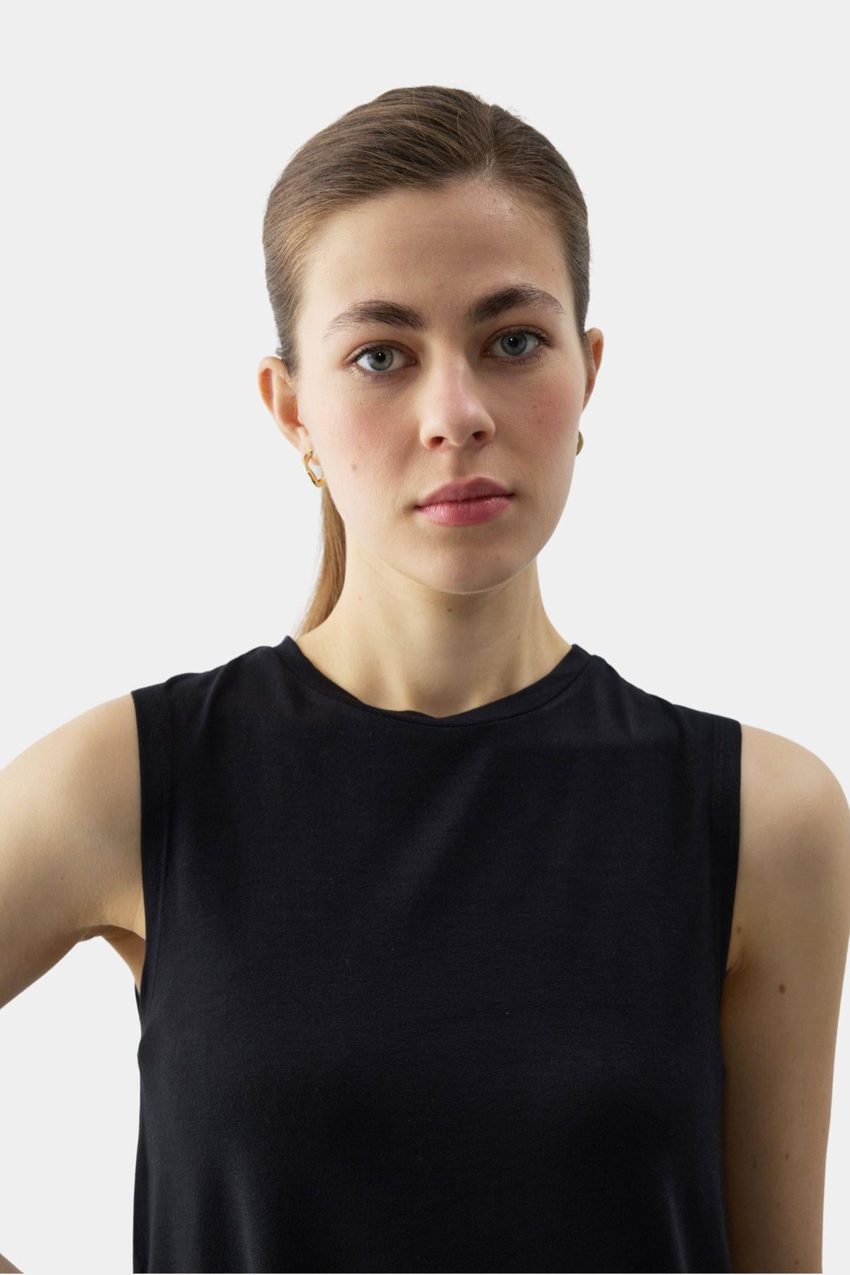 Soft Flow Sleeveless Long Top