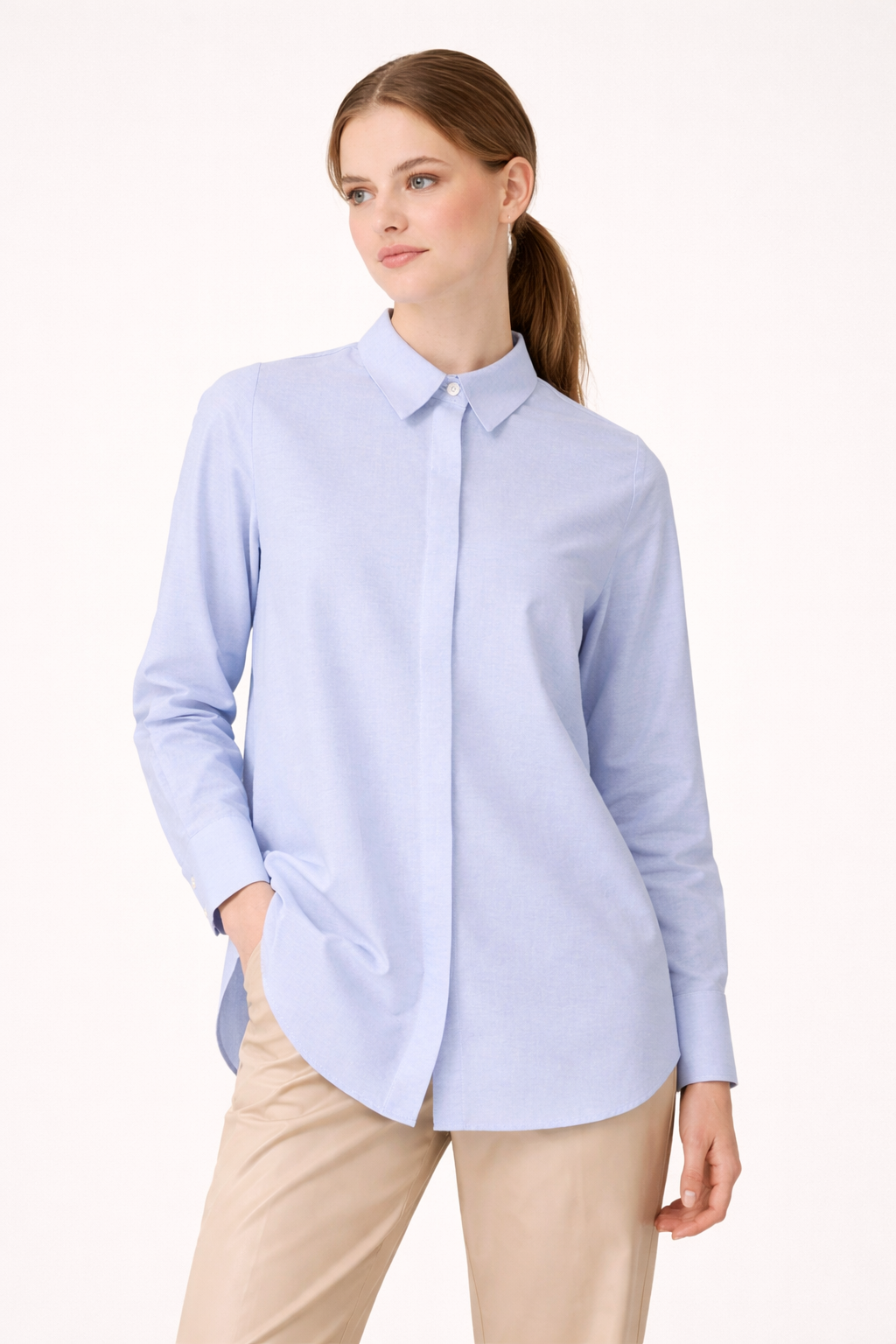 Essential Cotton Long Shirt