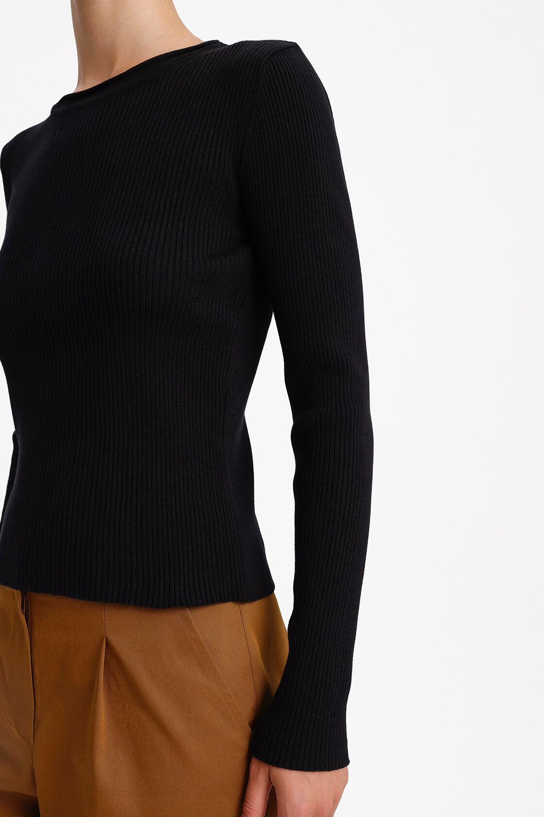 Viscose Crew Neck Sweater