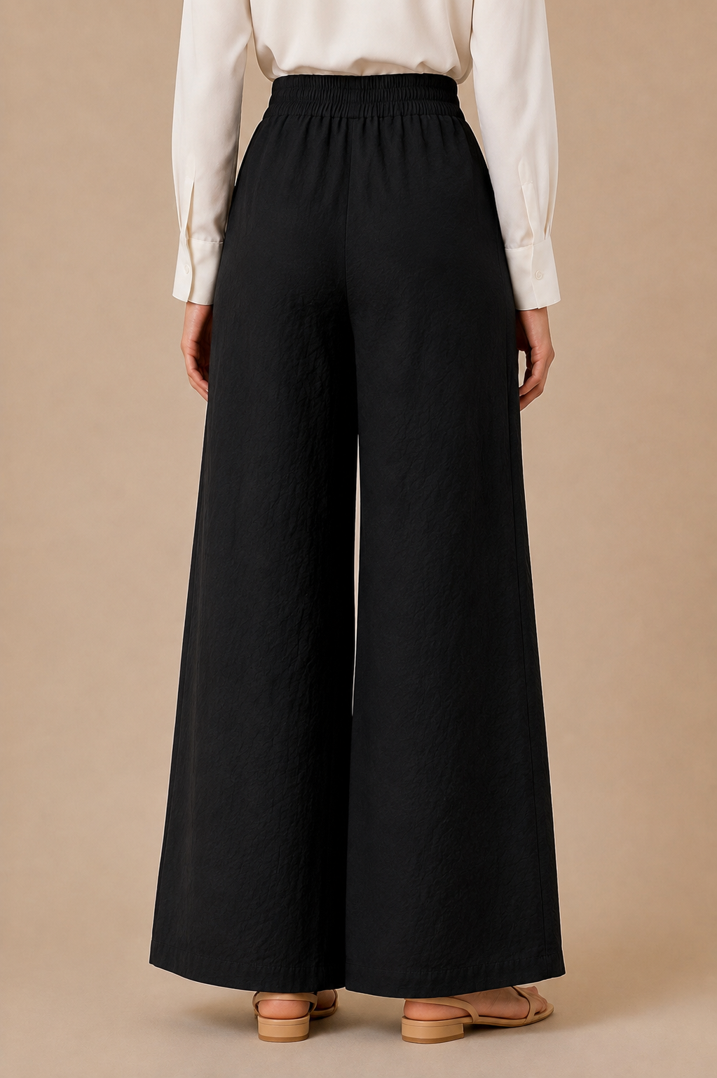High Waisted Cupra Trousers