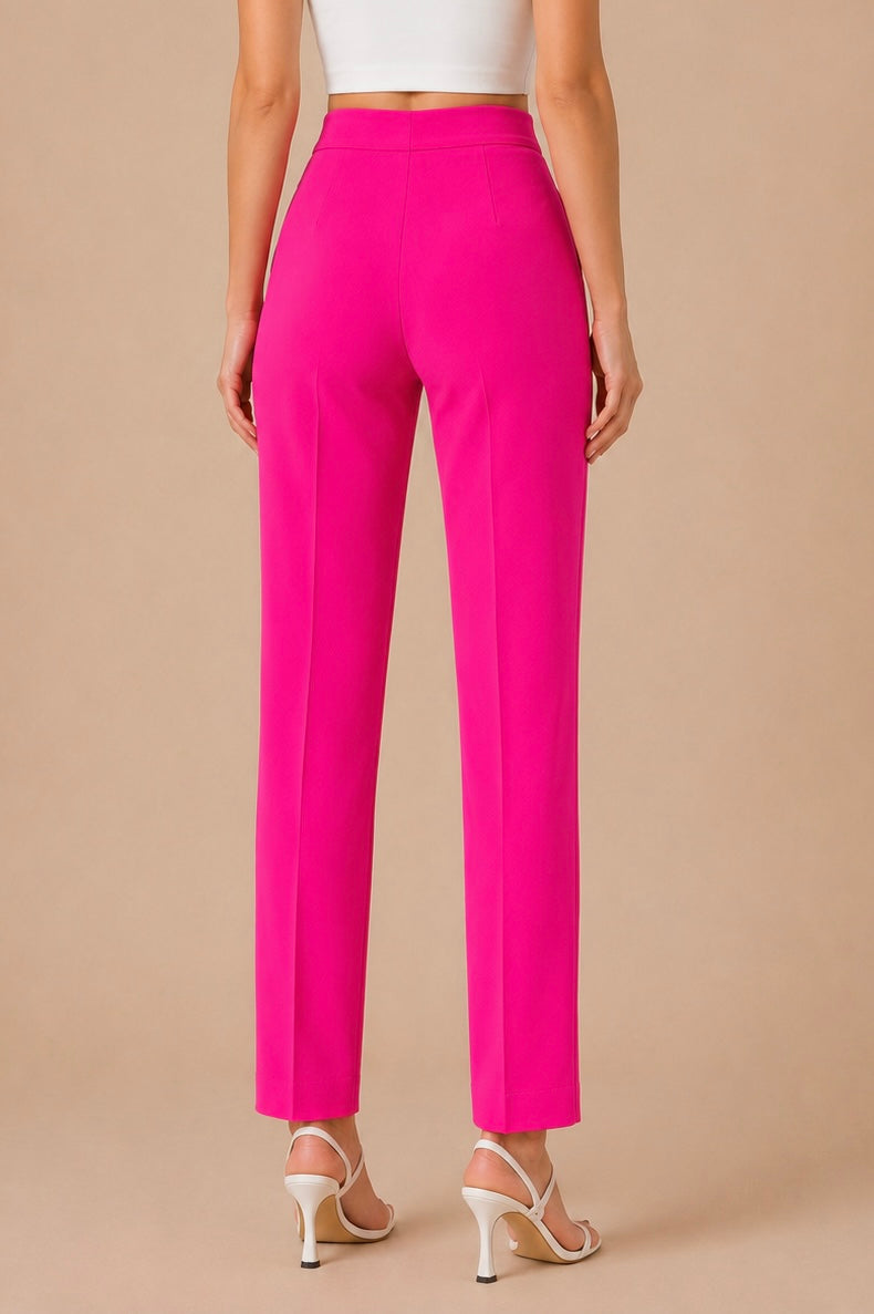 Tailored Straight-Leg Pants