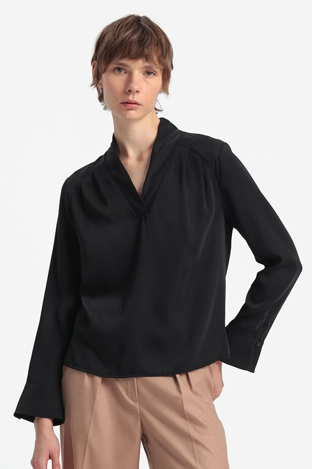 Pleated Detailed Top