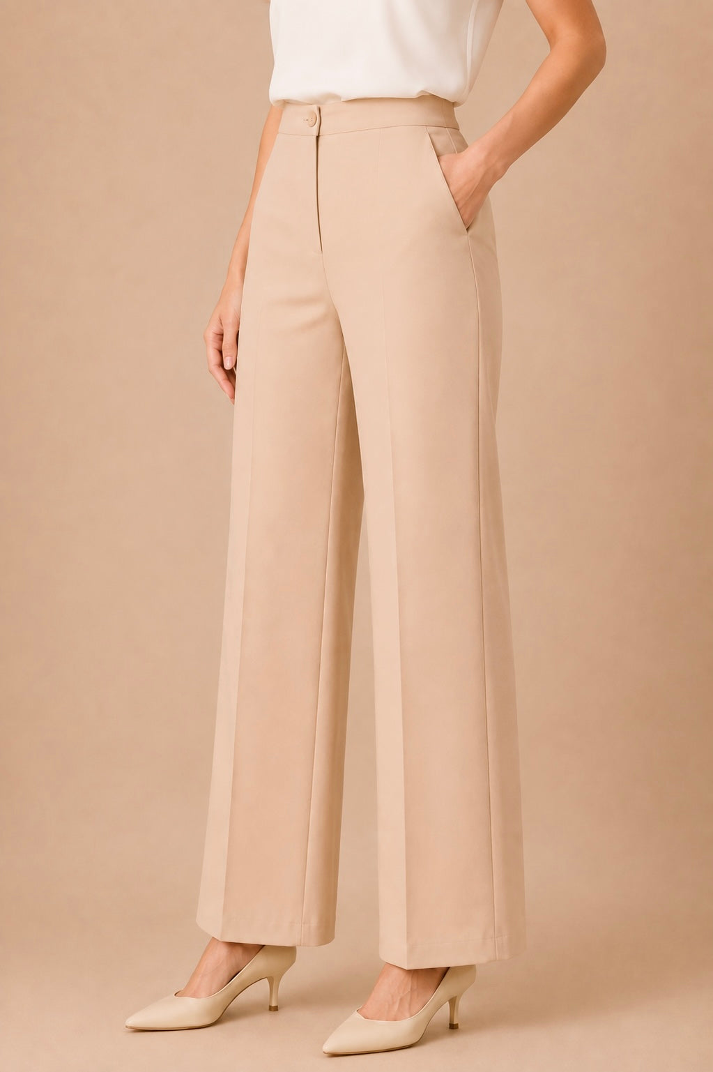 Casual Wide Leg Trouser
