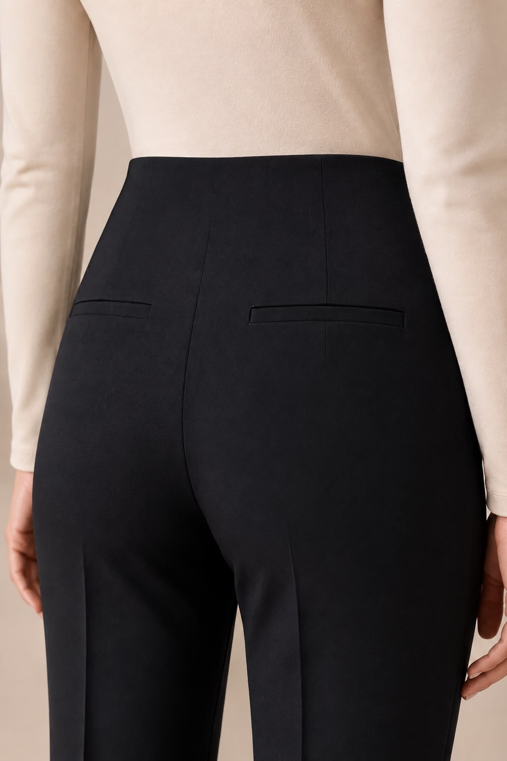 High Waisted Classic Trouser