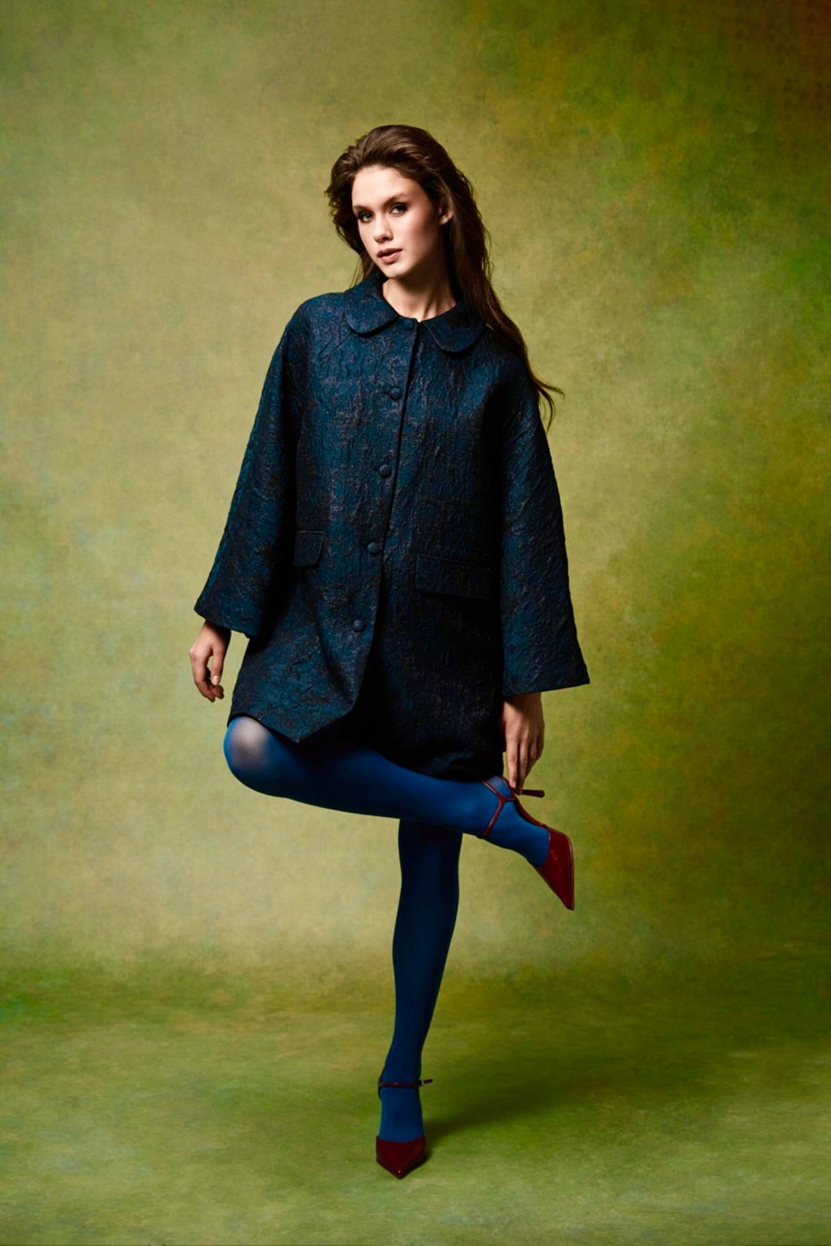 Baby Collar Jacquard Jacket