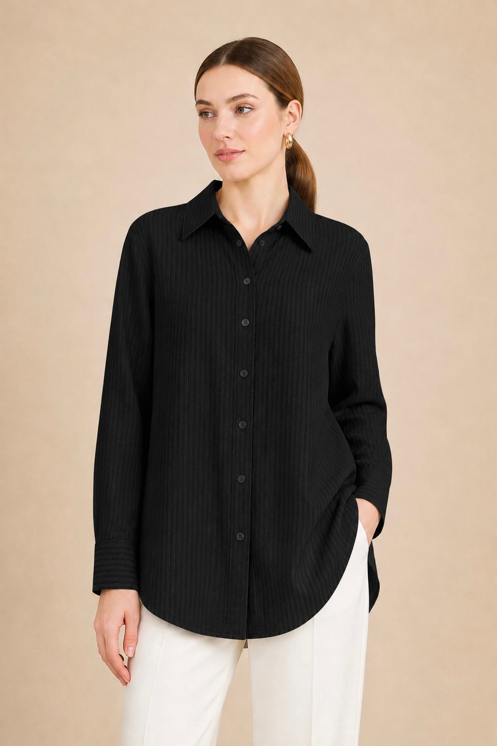 Soft Stripe Classic Shirt