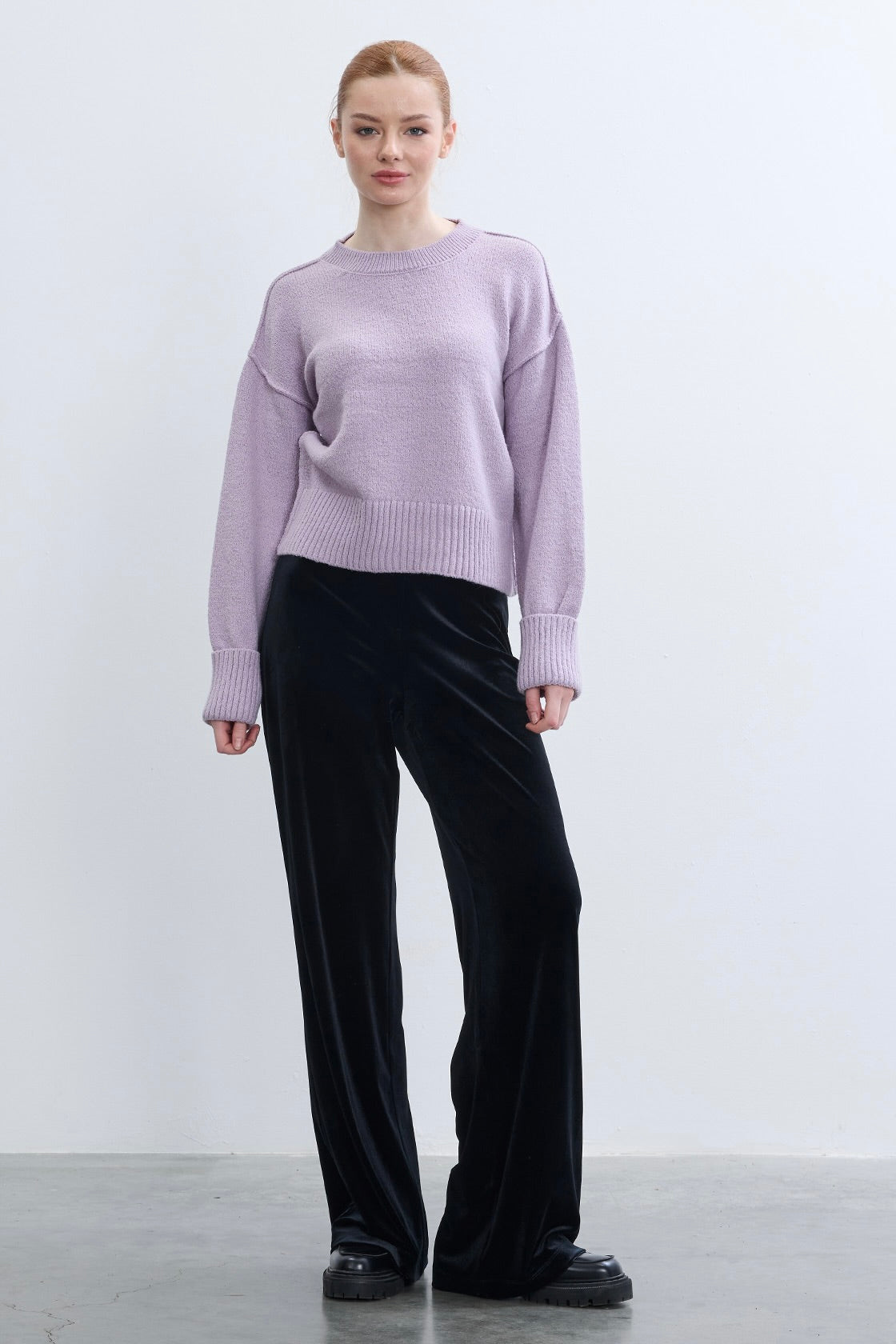 Soft Wool Textured Sweater