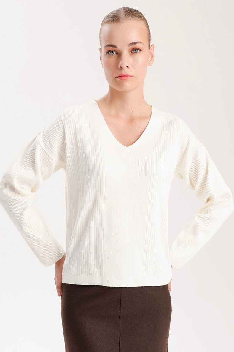V Neck Oversize Sweater