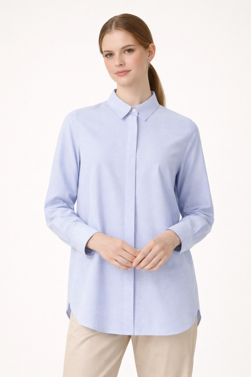 Essential Cotton Long Shirt