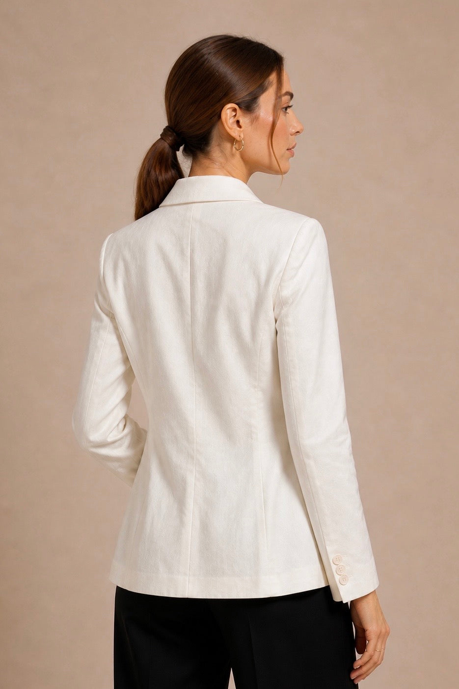 Smart Casual Single Button Tailored Blazer