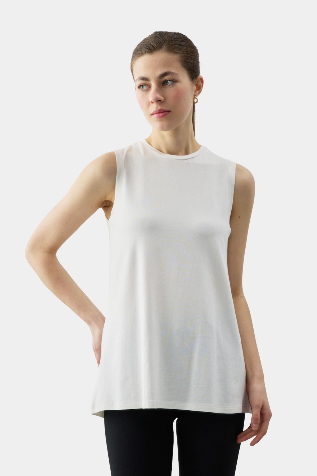 Soft Flow Sleeveless Long Top
