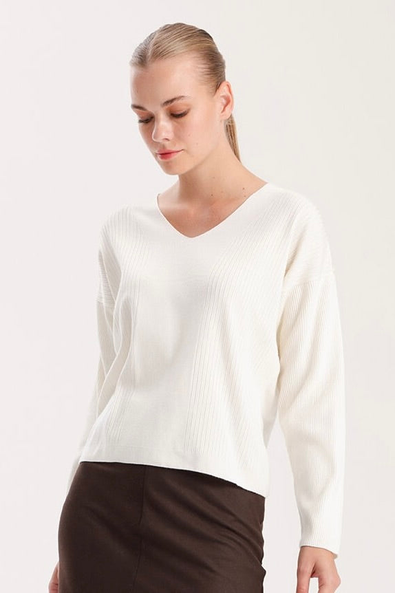 V Neck Oversize Sweater