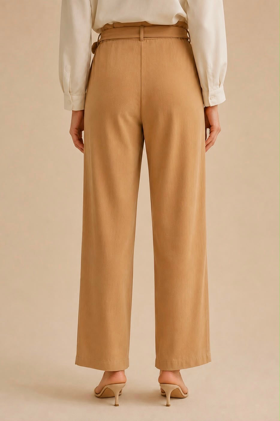 Casual Pants With Belt