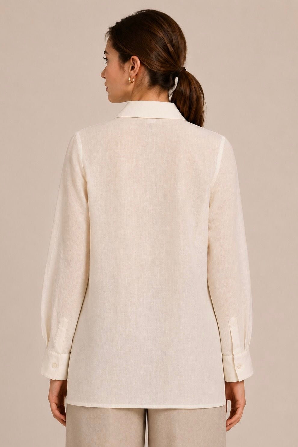 Classic Vertical Ruffle Shirt