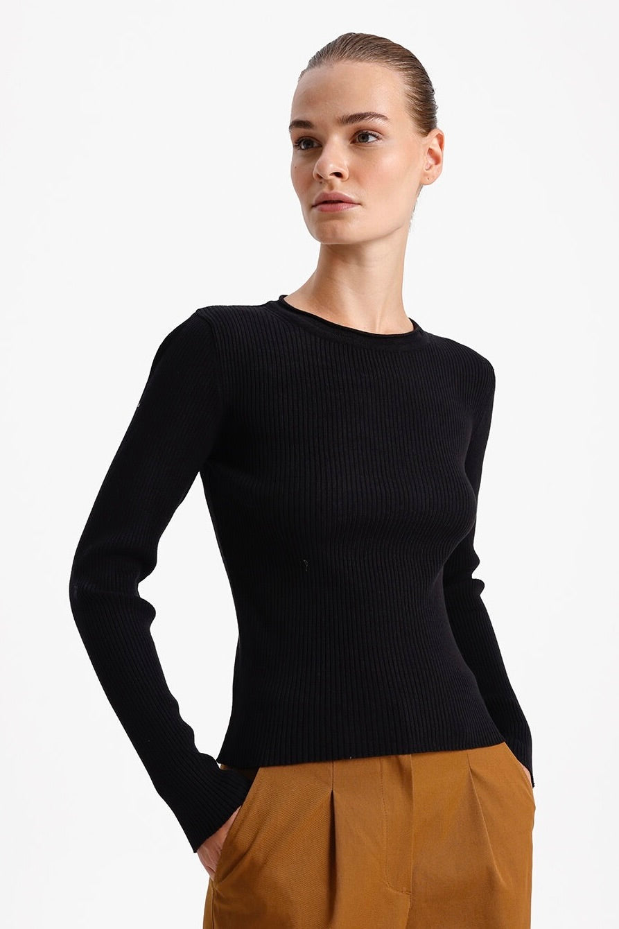 Viscose Crew Neck Sweater