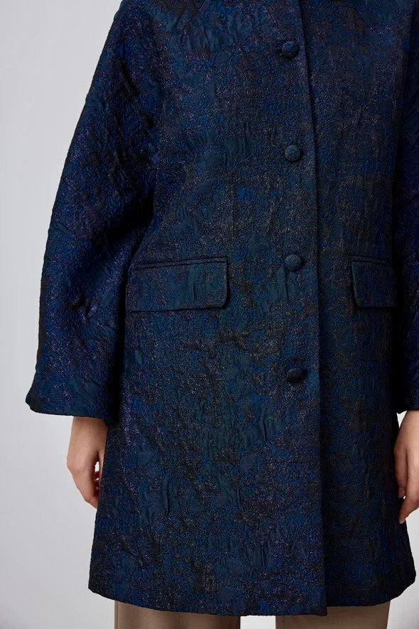 Baby Collar Jacquard Jacket
