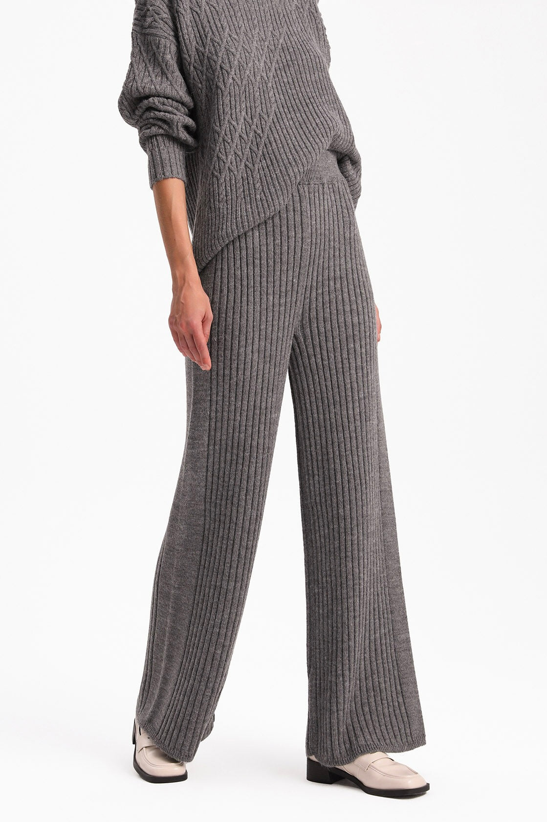 Patterned Knitted Suit
