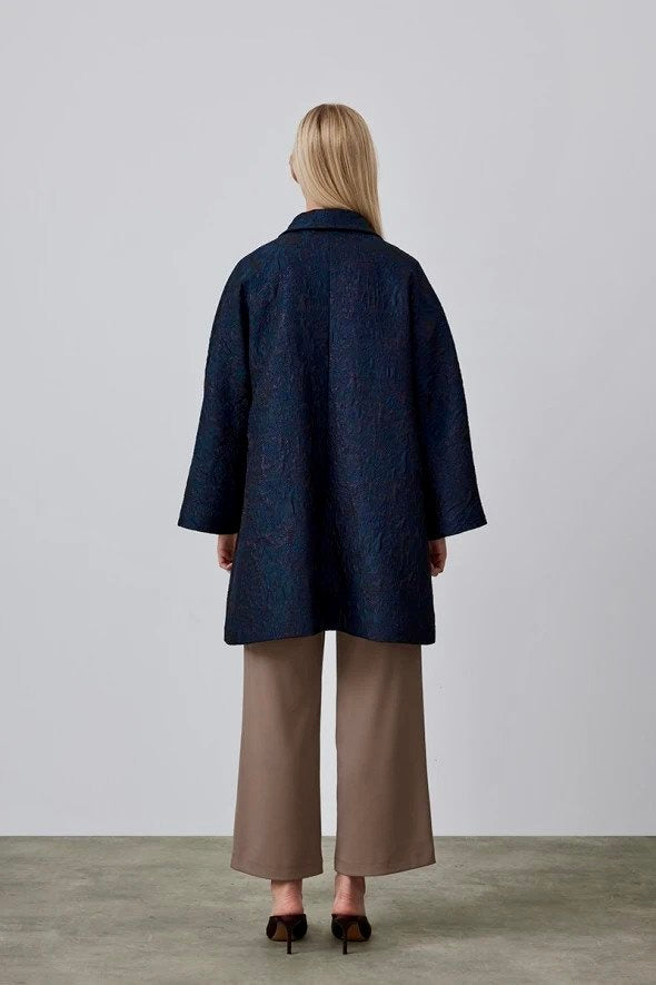 Baby Collar Jacquard Jacket