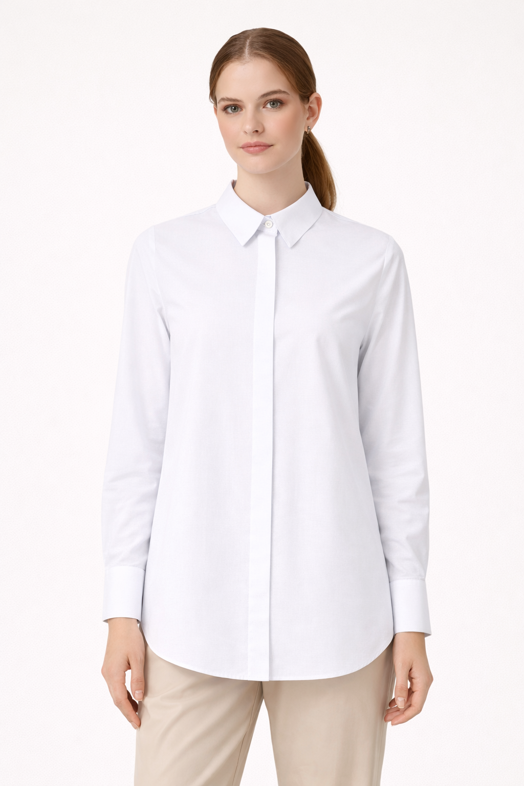 Essential Cotton Long Shirt
