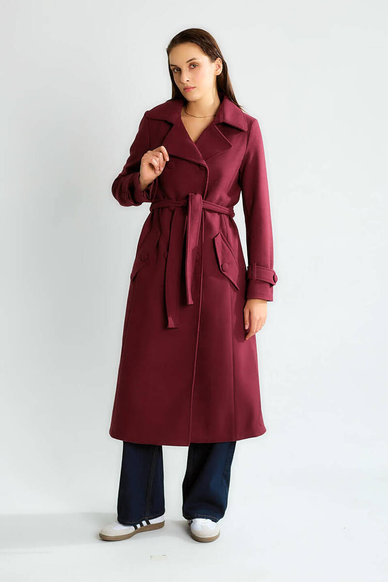 Elegant Belted Coat