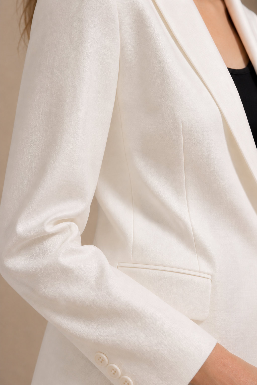 Smart Casual Single Button Tailored Blazer