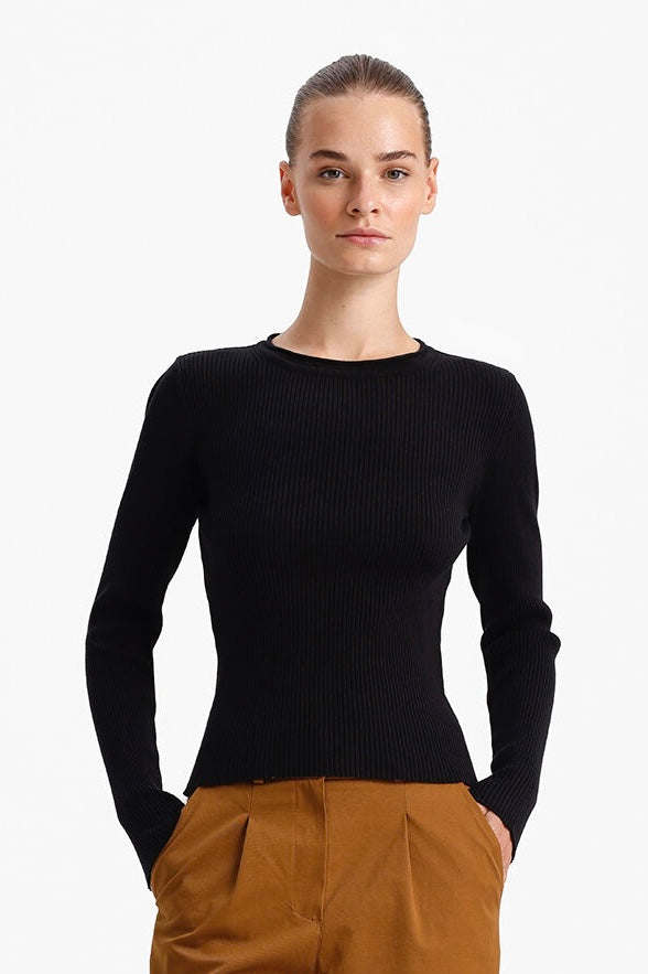 Viscose Crew Neck Sweater