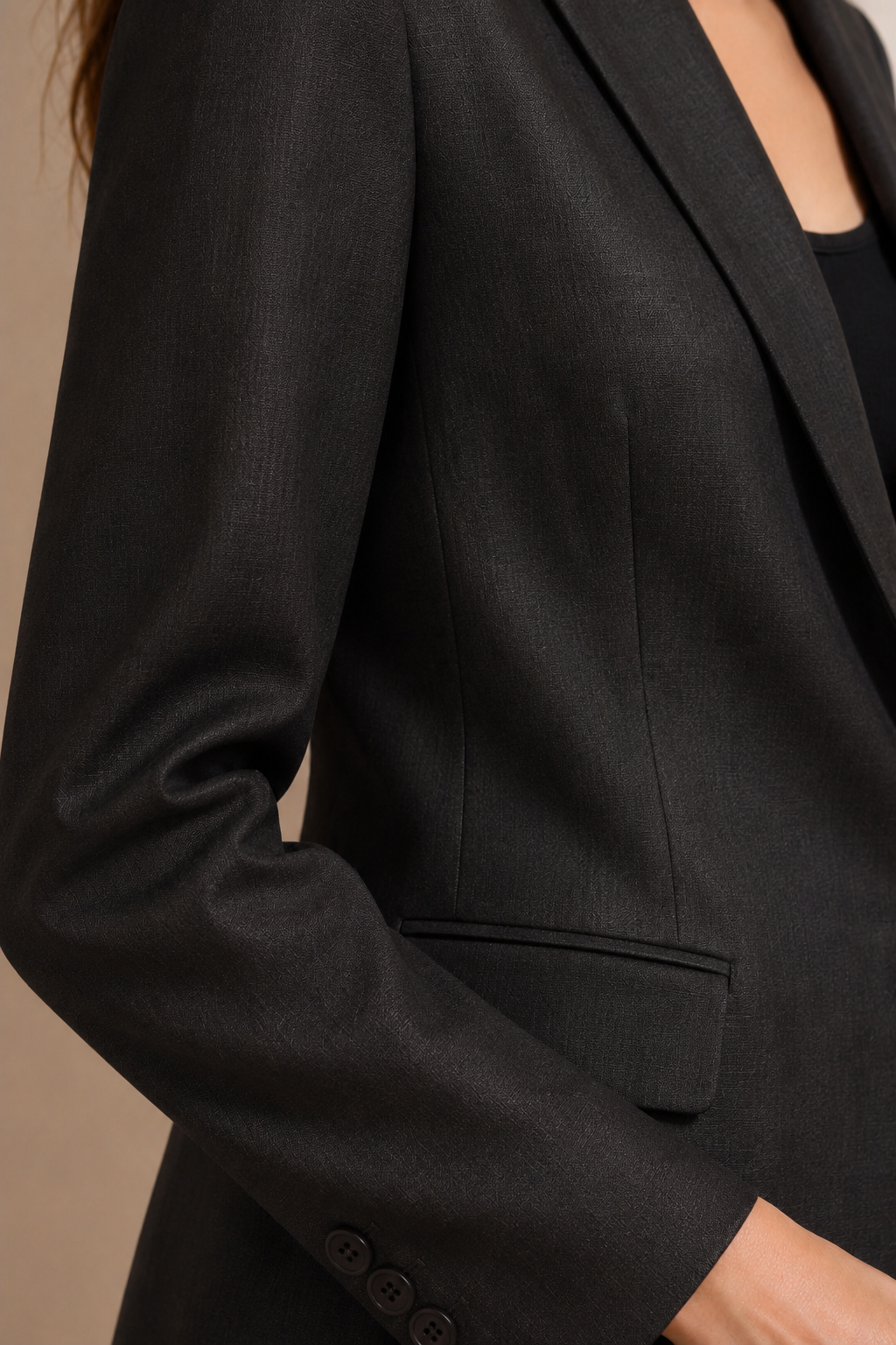 Smart Casual Single Button Tailored Blazer