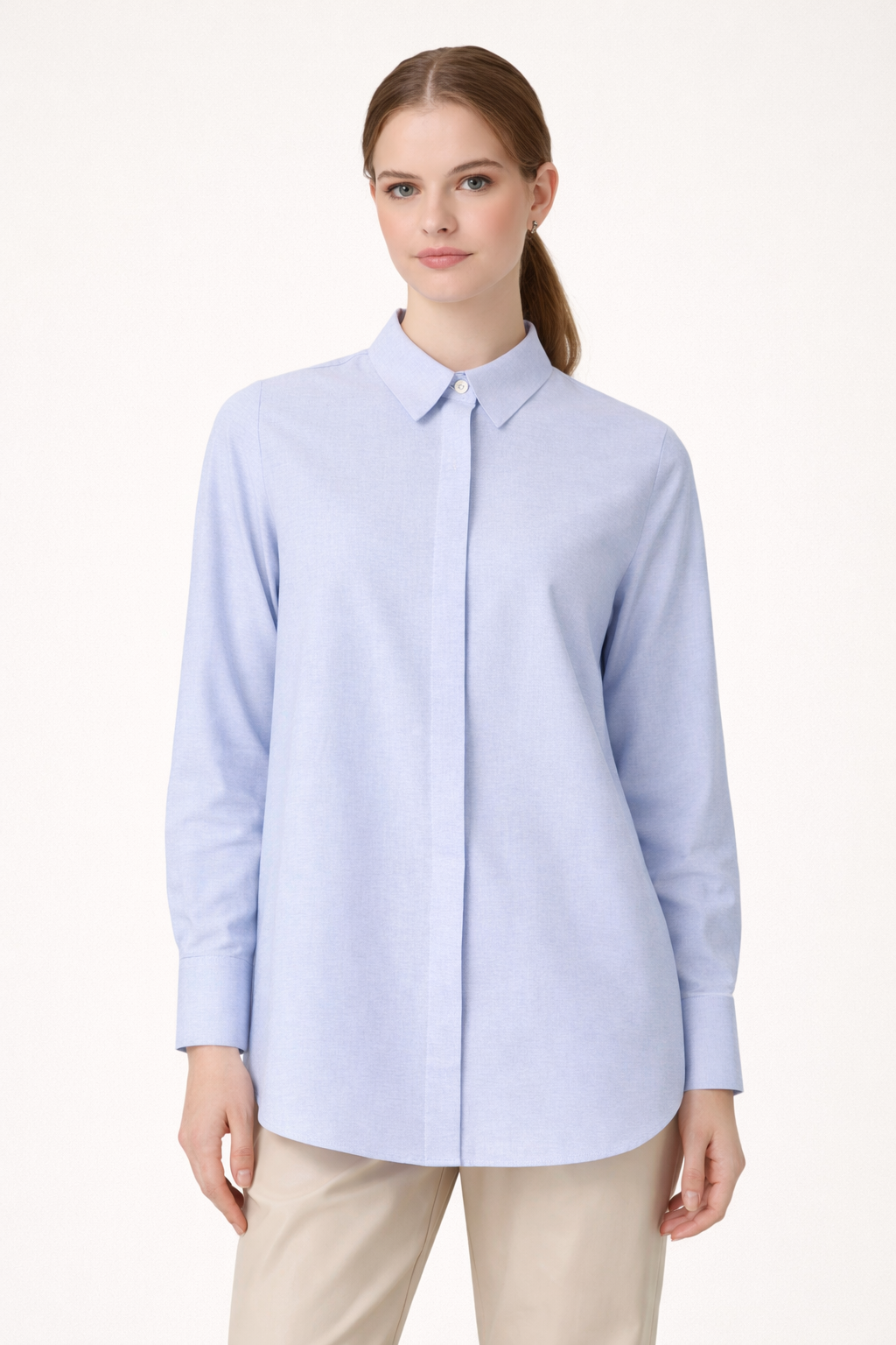 Essential Cotton Long Shirt