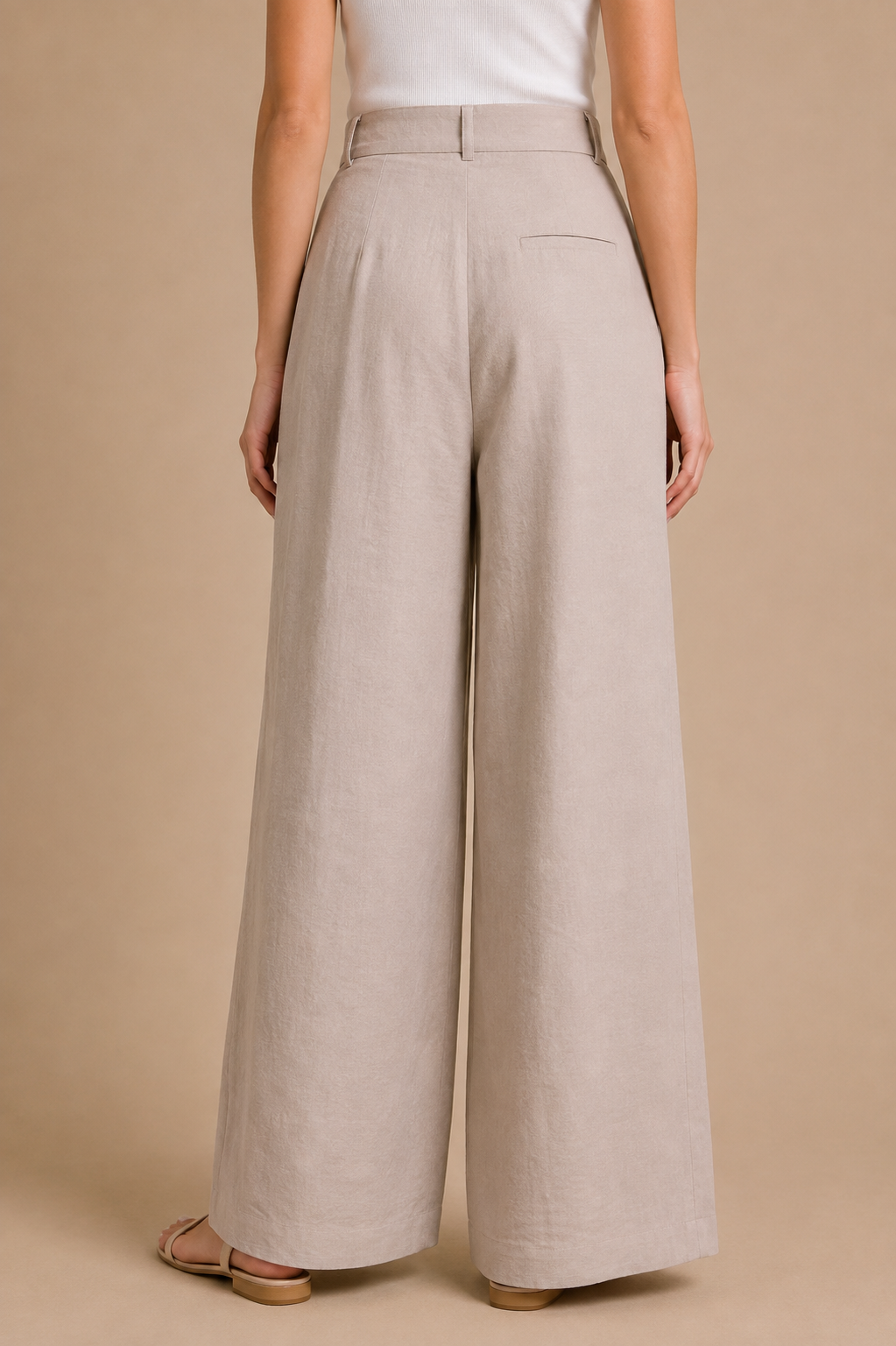 Belt Detailed Classic Trouser