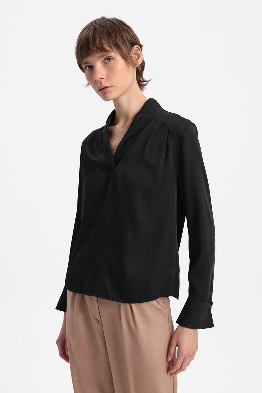 Pleated Detailed Top