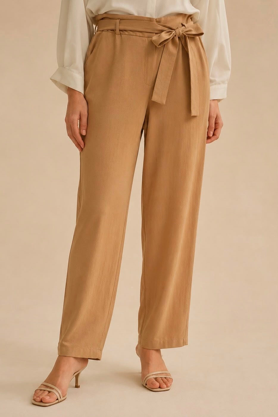 Casual Pants With Belt