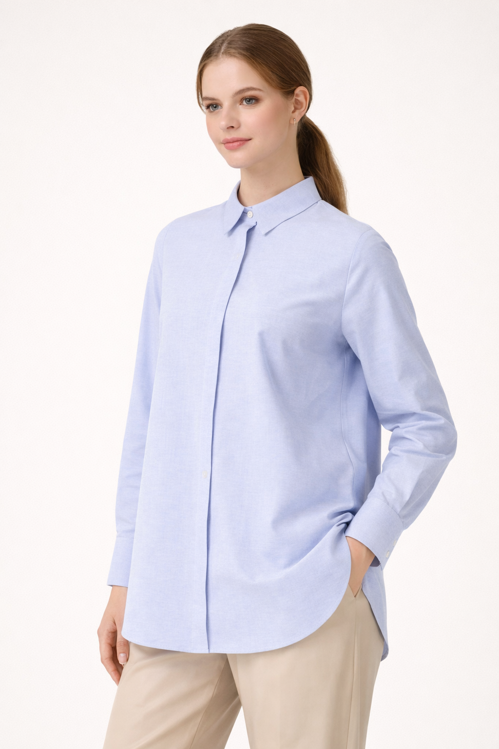 Essential Cotton Long Shirt