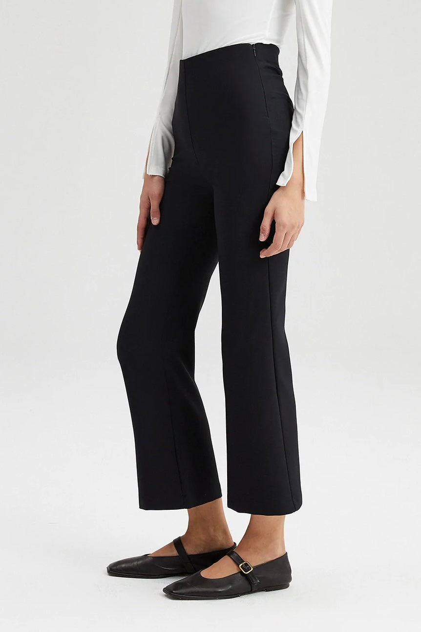 Elastic Waisted Crepe Trousers