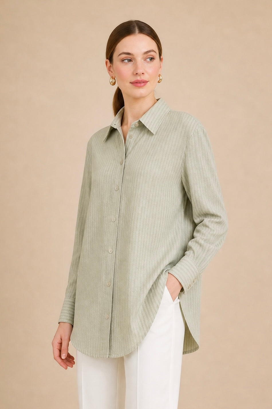 Soft Stripe Classic Shirt
