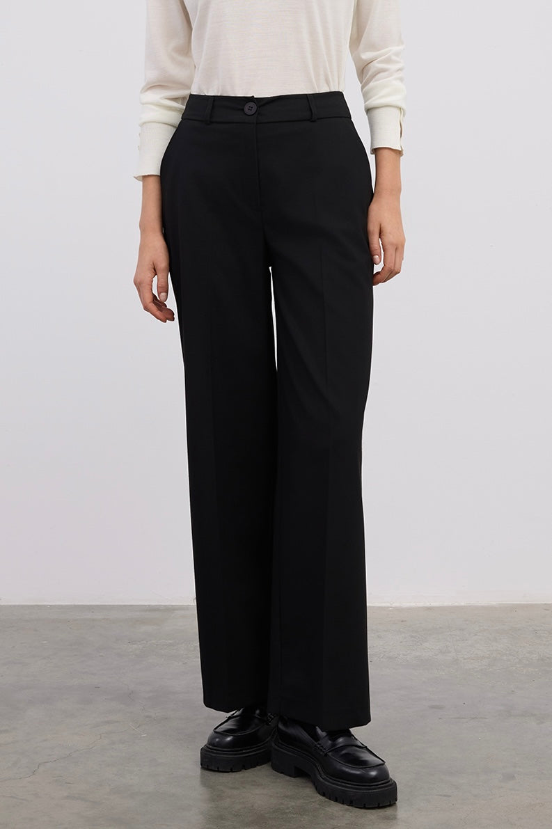 Wide Leg Tailored Pants