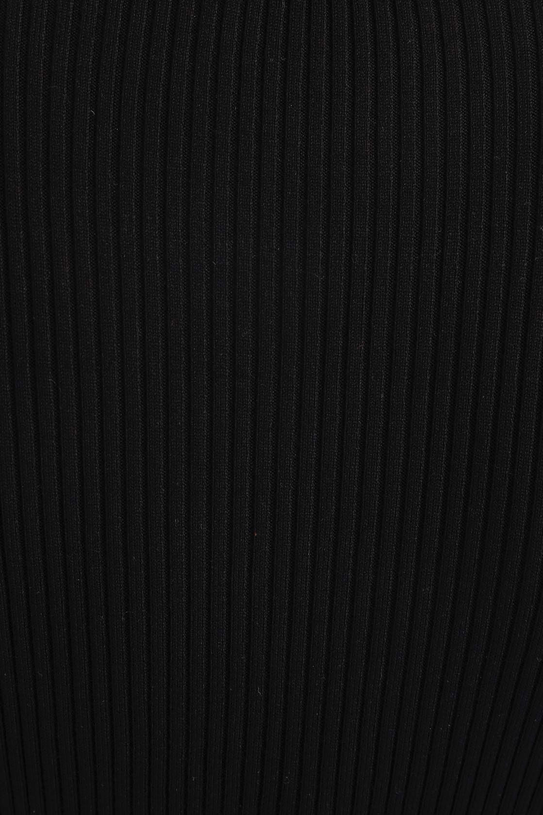 Wool Striped Basic Blouse