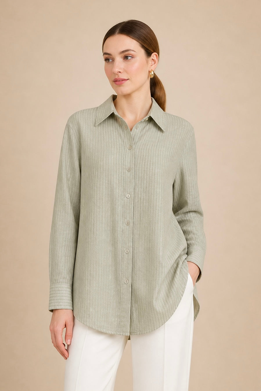 Soft Stripe Classic Shirt