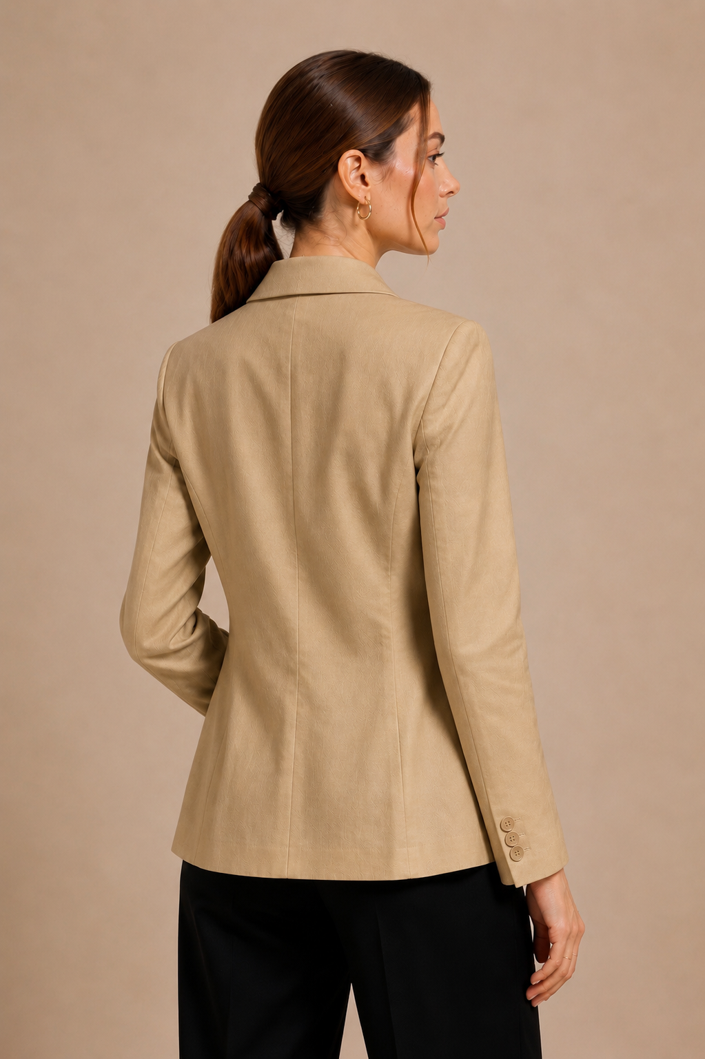 Smart Casual Single Button Tailored Blazer