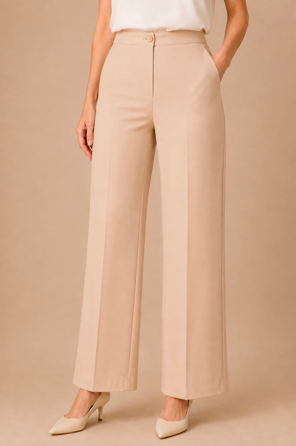 Casual Wide Leg Trouser