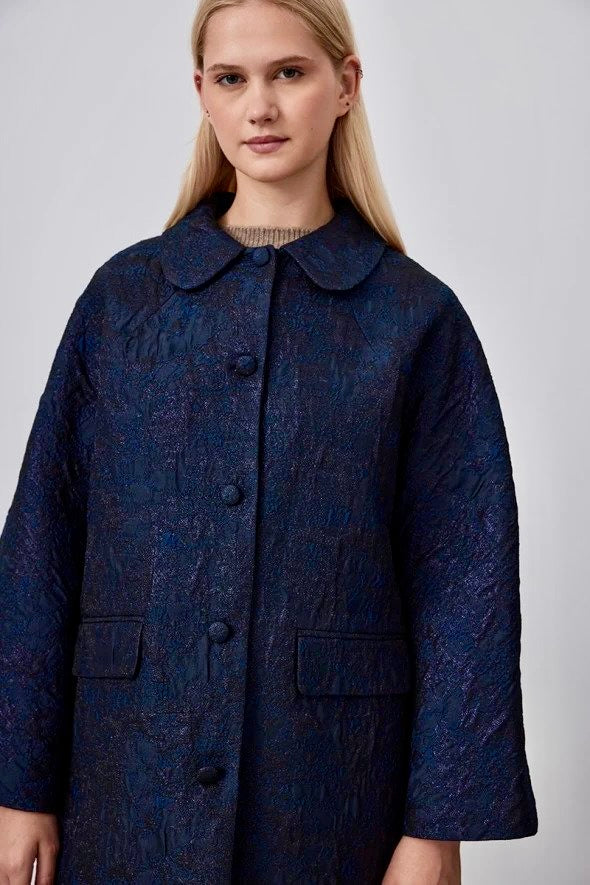 Baby Collar Jacquard Jacket