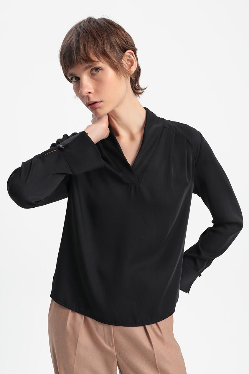 Pleated Detailed Top