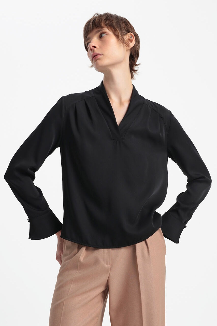 Pleated Detailed Top