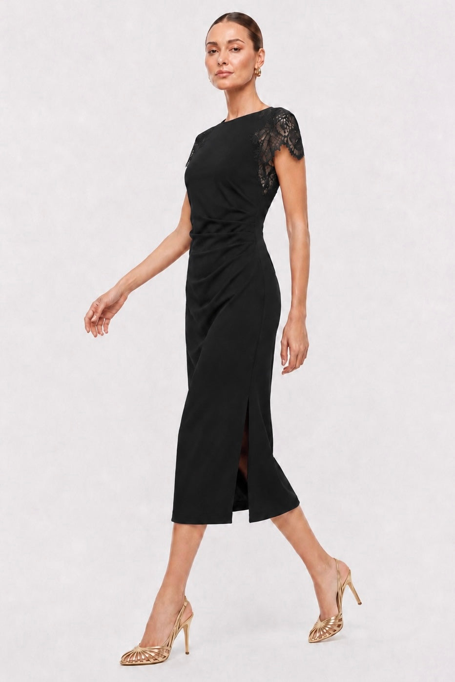 Signature Lace Midi Dress