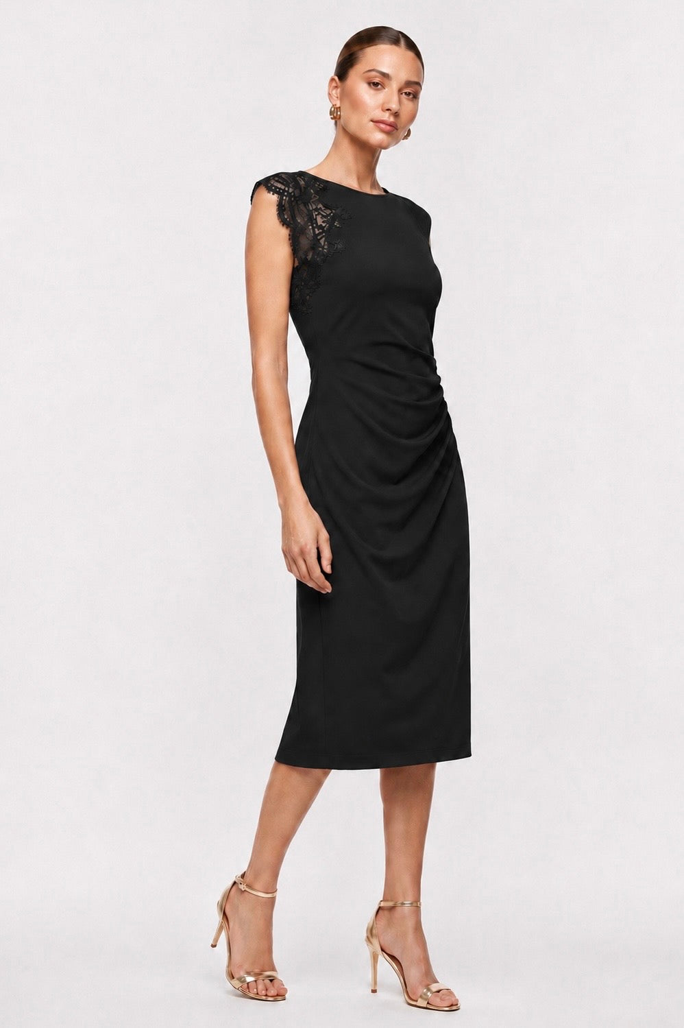 Signature Lace Midi Dress
