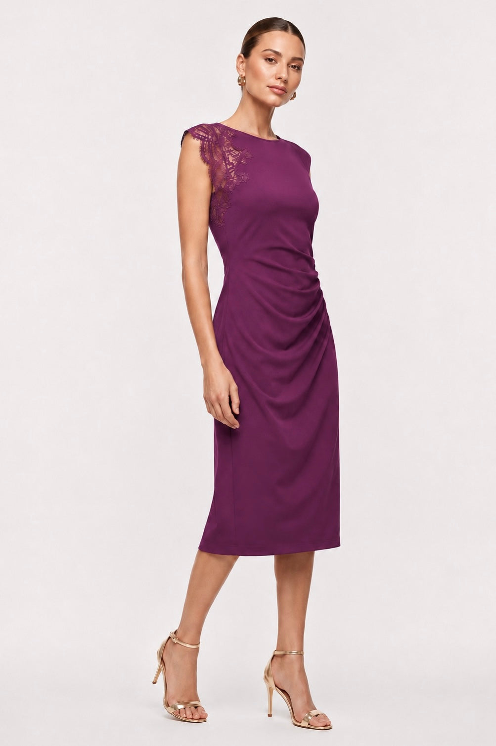 Signature Lace Midi Dress